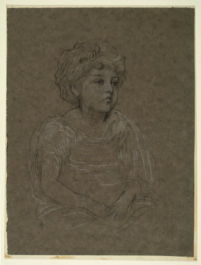 Studie eines Mädchens, 1891-96 von Frederic Leighton